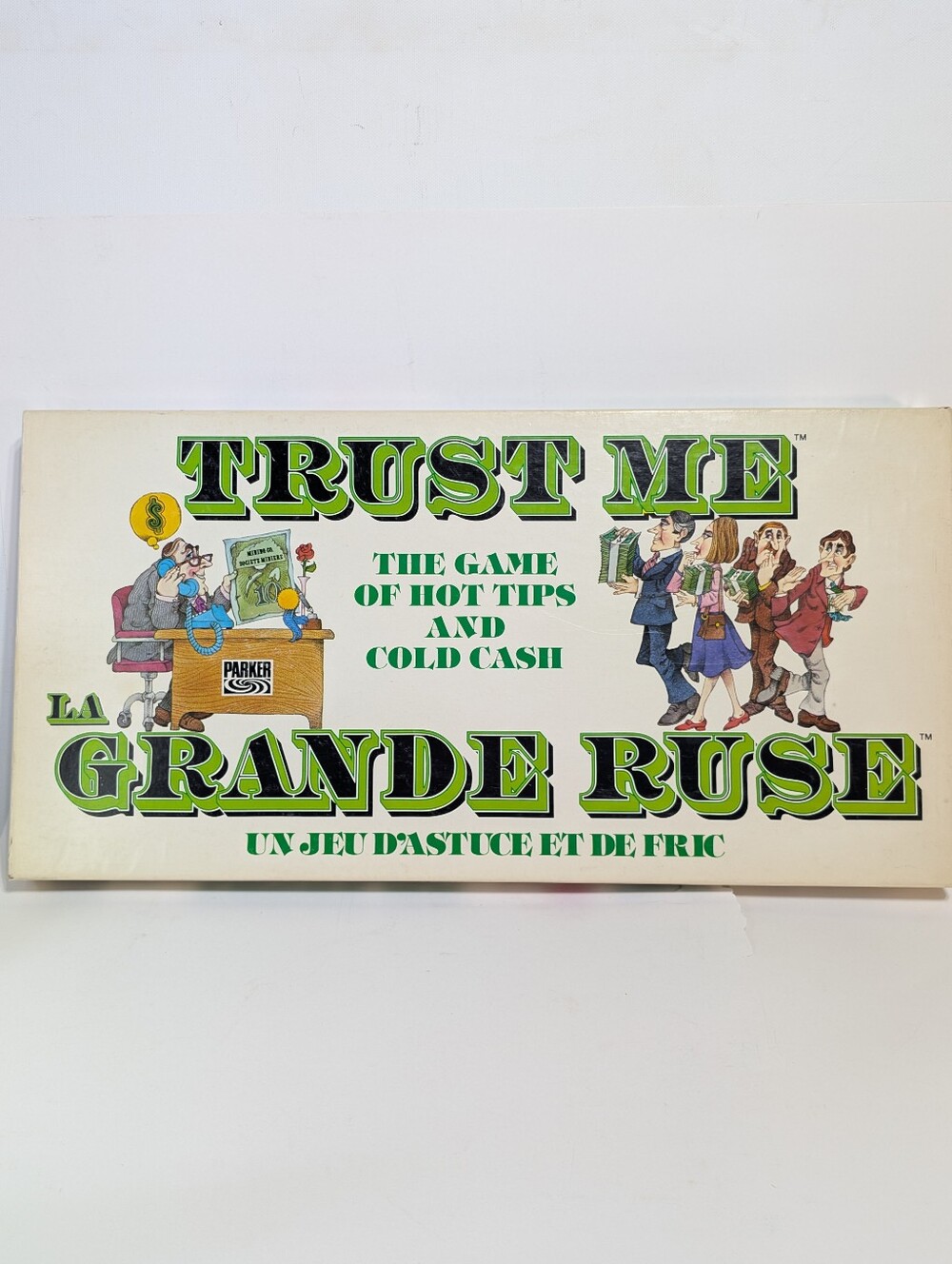 Trust Me Boardgame Vintage 1981 Unused The Game Of Hot Tips And Cold Cash A381